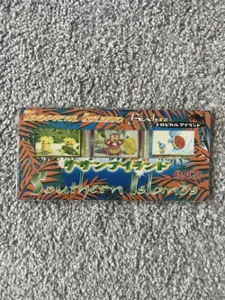 NEW SEALED JAPANESE POKEMON 1998 SOUTHERN ISLANDS TROPICAL ISLAND BEACH CARD SET - Image 1