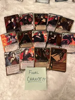Naruto CCG TCG Itachi Uchiha Card Lot FINAL CHANCE - Image 1