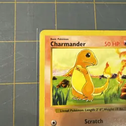 Pokemon TCG Base Set Shadowless Charmander Card 046/102 Common Regular - Image 2