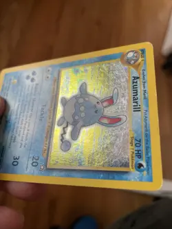 Pokemon TCG Azumarill Neo Genesis Holo Card 2/111 - Image 3