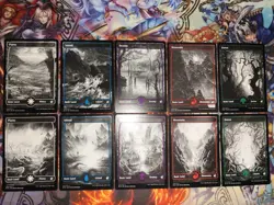 Magic MTG Innistrad: Midnight Hunt Lands MID Full Art Basic Land Set, ENG NM - Image 1