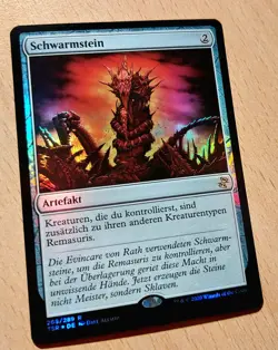 Mtg Magic: # FOIL # Schwarmstein, Hivestone, DEUTSCH Sliver Remasuri, Mint - Image 1