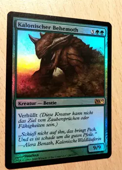 Mtg Magic +FOIL+ Kalonischer Behemoth,Kalonian Behemoth, DEUTSCH Nearmint - Image 1