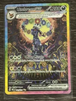 Pokemon TCG Prismatic Evolutions Umbreon EX Card 161/131 Sir Pack Pulled - Image 3