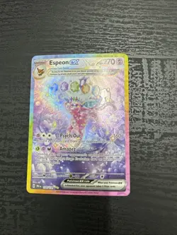Pokemon TCG SV Prismatic Evolutions Espeon EX Special Illustration Rare 155/131 - Image 1
