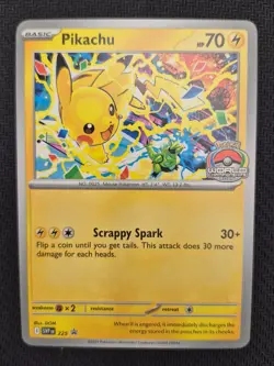 Pokemon TCG Worlds 2025 Pikachu Promo Near Mint - Image 2