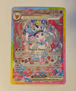 Sylveon Ex 156/131 Prismatic Evolutions Special Illustration Rare Pokemon TCG NM - Image 1