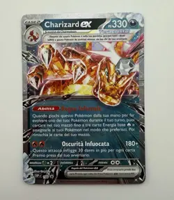 Pokemon Charizard ex Teracristal 330HP SVP Promo 196/197 Olografica ITA NM - Image 1