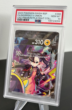 Pokemon 2023 PSA 10 Morpeko V-Union Marnie Full Art Sword & Shield Promo SWSH288 - Image 2