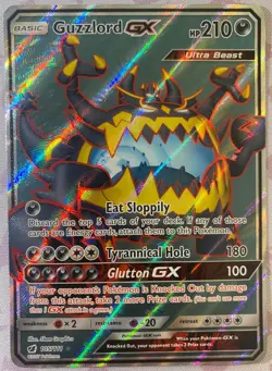 Guzzlord GX 105/111 LP - Sun & Moon Crimson Invasion Pokemon TCG English - Image 1
