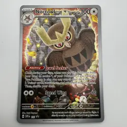 Pokemon TCG Noctowl 141 Black Star Promo Stellar Crown NM - Image 1
