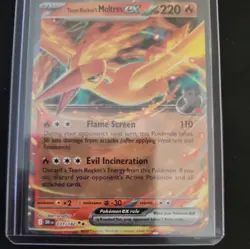Team Rocket's Moltres ex SV10: Destined Rivals - Pokemon NM 031/182 - Image 3