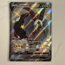 Dubwool V SV120/SV122 Pokemon TCG Shining Fates Shiny Vault Near Mint - Image 1