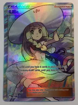 Pokemon TCG Lillie (Full Art) Ultra Rare SM Base Set 147/149 - Image 1