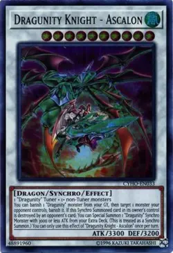 Yugioh! MP Dragunity Knight - Ascalon - CYHO-EN033 - Ultra Rare - Unlimited Edit - Image 1