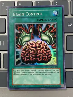 Yugioh Brain Control TLM-EN038 Super Rare Holo Unlimited edition / LP/NM - Image 1