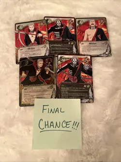 Naruto CCG TCG Hidan Card Lot FINAL CHANCE - Image 1