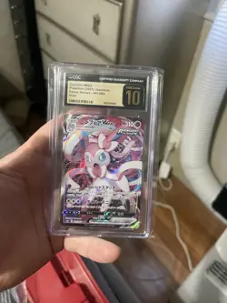 Sylveon VMAX Holo 041/069 Eevee Heroes Japanese Pokemon Card CGC Pristine 10 - Image 2