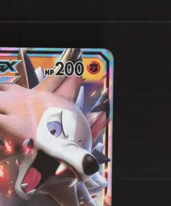 Lycanroc GX SM14 Sun & Moon Black Star Promo Holo Pokemon Card MP - Image 4