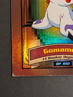 Digimon TCG Card - Gomamon 13 Rookie - 199 Holo Insert - MP - DP 250 Bandai Rare - Image 4