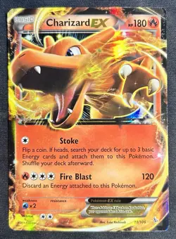 Charizard EX 11/106 Pokemon Card Flashfire XY Ultra Rare - Image 1
