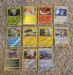 Pokemon Cards Lot Sun And Moon Reverse Holo Only! 11 Cards!! - Image 1