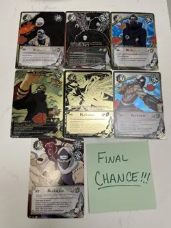 Naruto CCG TCG Kakuzu Card Lot FINAL CHANCE - Image 1