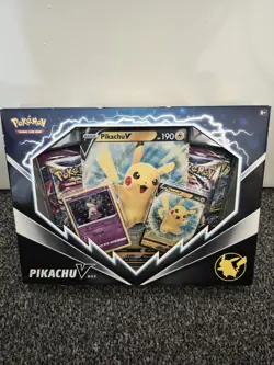 Pokemon TCG Pikachu V Box Trading Card Game Booster Packs, Factory Sealed 2022 - Image 3