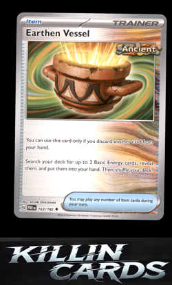 Earthen Vessel 163/182 Pokemon Uncommon SV04: Paradox Rift Card LP - Image 1