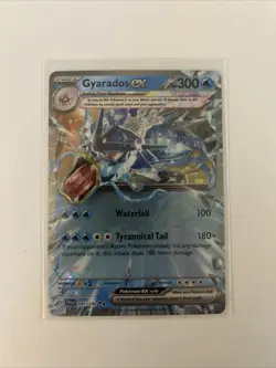 Pokemon Gyarados EX TCG Double Rare Holo Card 045/198 Scarlet & Violet Base Set - Image 1