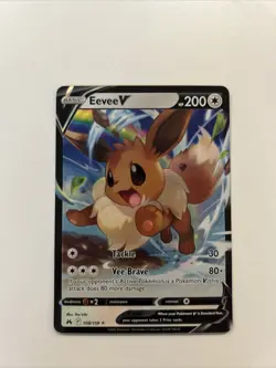 Pokemon TCG Crown Zenith Eevee v Ultra Rare Card 108/159 - Image 1