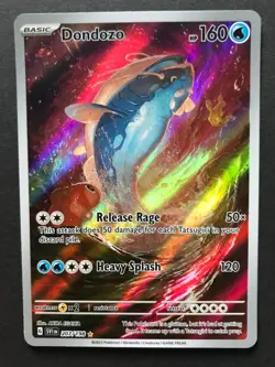 Dondozo 207/198 Scarlet & Violet Base ILLUSTRATION RARE HOLO Pokemon Card NM - Image 1
