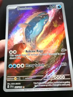 Dondozo 207/198 Scarlet & Violet Base ILLUSTRATION RARE HOLO Pokemon Card NM - Image 4