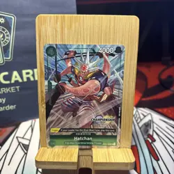 OP03-033 Hatchan Alt Art Championship 2024 One Piece TCG English Card - Image 2