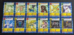 Digimon Digi Battle COMPLETE Set of x12x Movie Promo Cards Magnamon, Diaboromon - Image 1