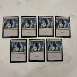 Magic the Gathering MTG Wastes Basic Land Lot Of 7 - Image 1