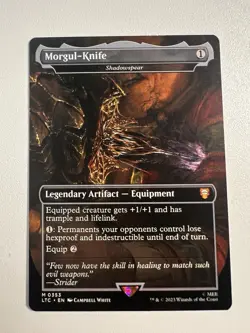 MORGUL-KNIFE (SHADOWSPEAR) (BORDERLESS) The Lord Of The Rings MTG 0353 Non-Foil - Image 2