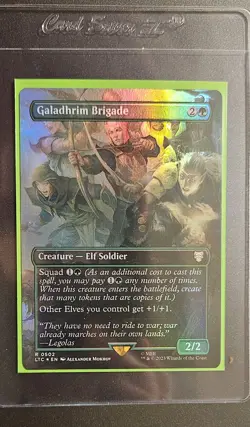 Galadhrim Brigade (Borderless) Surge Foil Commander: LOTR - Image 1