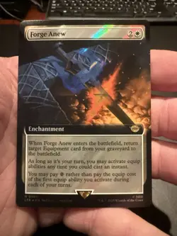Forge Anew (Extended Art) (Surge Foil) Lord of the Rings 760 NM - Image 1
