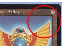 Sapphire Medallion Charlie Brown Mtg MISPRINT Portuguese "Ornato de Safira" - Image 2