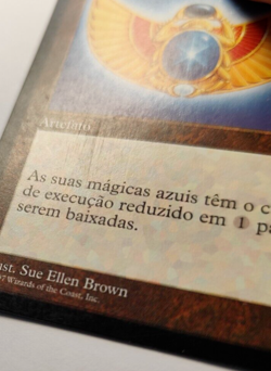 Sapphire Medallion Charlie Brown Mtg MISPRINT Portuguese "Ornato de Safira" - Image 4