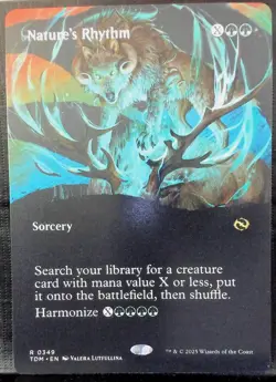 Nature's Rhythm 349 Borderless NM Tarkir: Dragonstorm Regular - Image 1