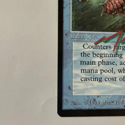 MTG: Mana Drain Legends English -Shadow Signed Mark Tedin Rare Magic Commander - Image 4