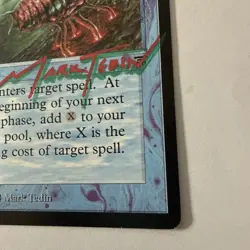 MTG: Mana Drain Legends English -Shadow Signed Mark Tedin Rare Magic Commander - Image 5