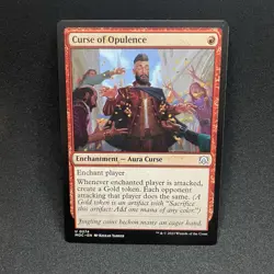 Curse of Opulence NM Eng MTG - March of the Machine Commander - Image 1