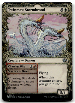 Twinmaw Stormbrood (Showcase) U Tarkir: Dragonstorm 320 NM - Image 1