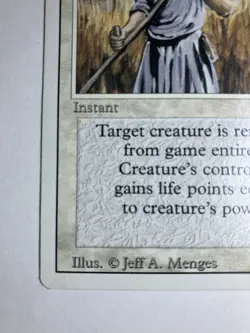 Magic MTG - Swords to Plowshares - Revised - MP - Image 3