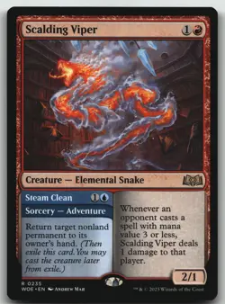 Scalding Viper R Wilds of Eldraine 235 LP - Image 1