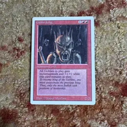 Goblin King Revised Edition Regular MTG Magic Gathering - Image 1