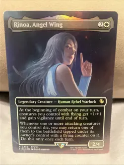 Rinoa, Angel Wing (Borderless) Commander: Final Fantasy Foil - Image 1